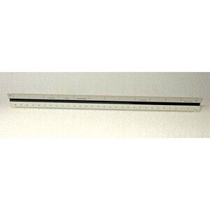 TACRO 4850 Architect Scale Ruler 12” 3-Sided Germany Drafting Tool Vintage